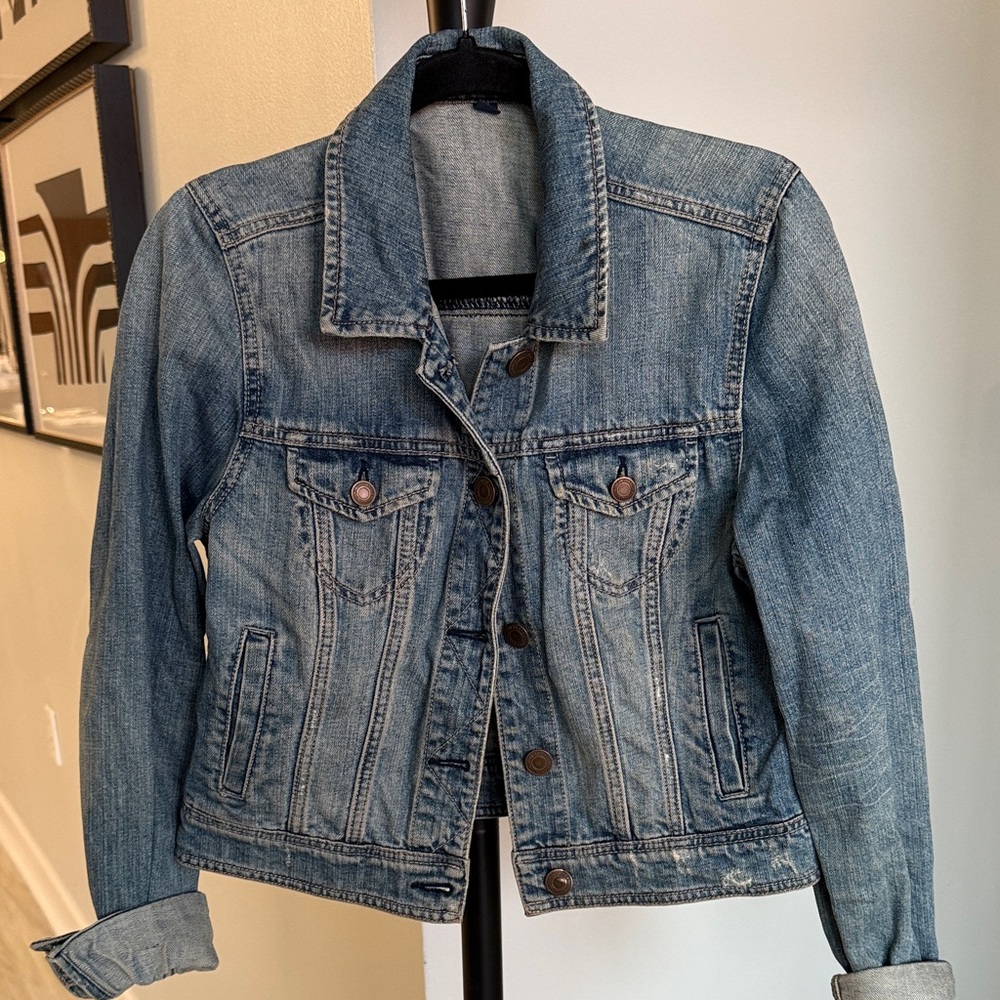 American Eagle Outfitters Classic Blue Denim Jacket